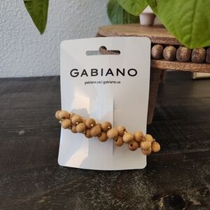 Wooden Bead Hair Clip